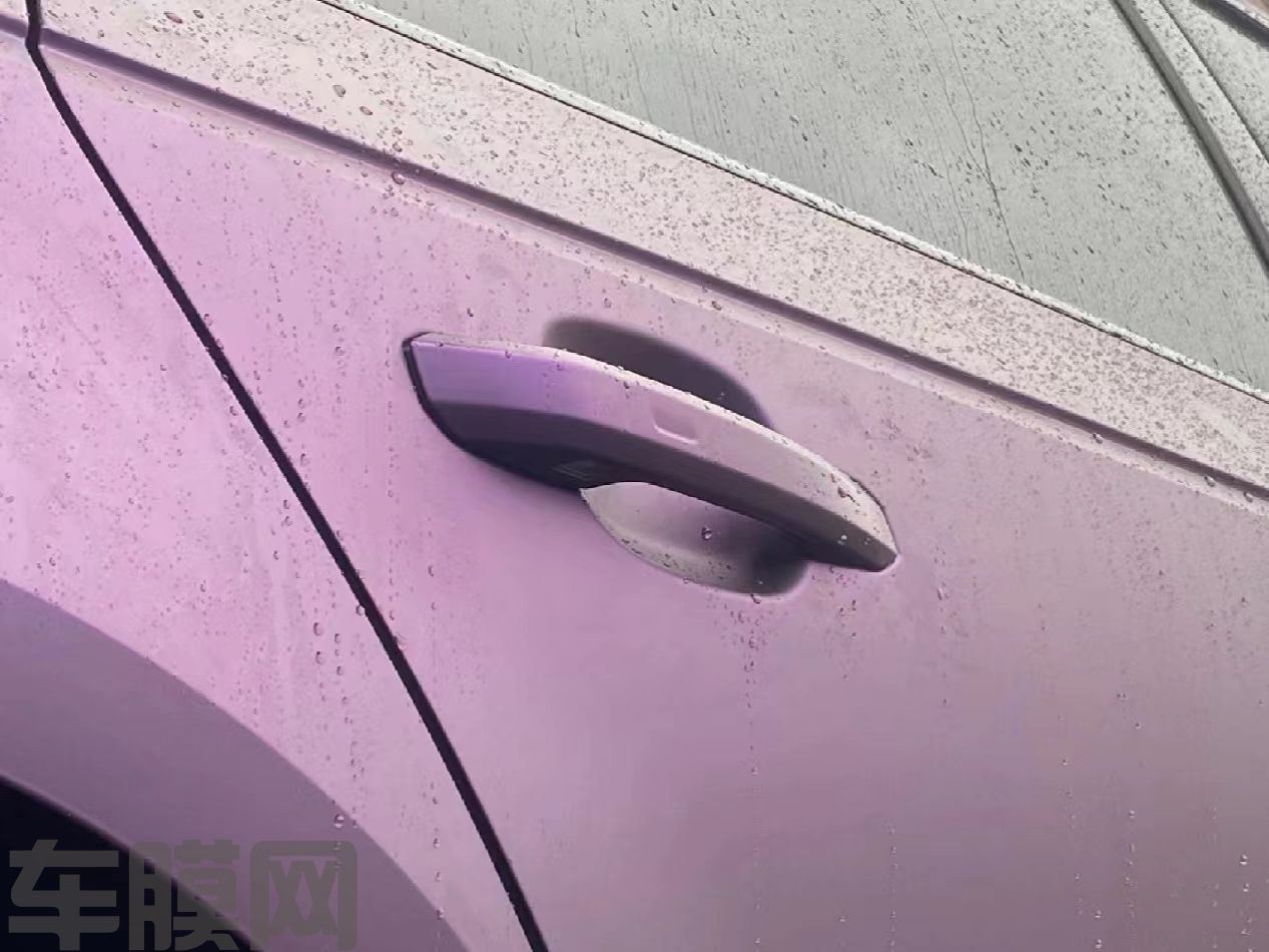奥迪S4 超哑酱紫改色膜 效果图